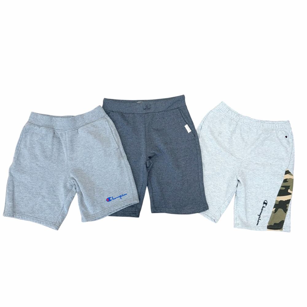 Lot of 3 Champion Weatherproof Sweat Shorts Sz L Boys